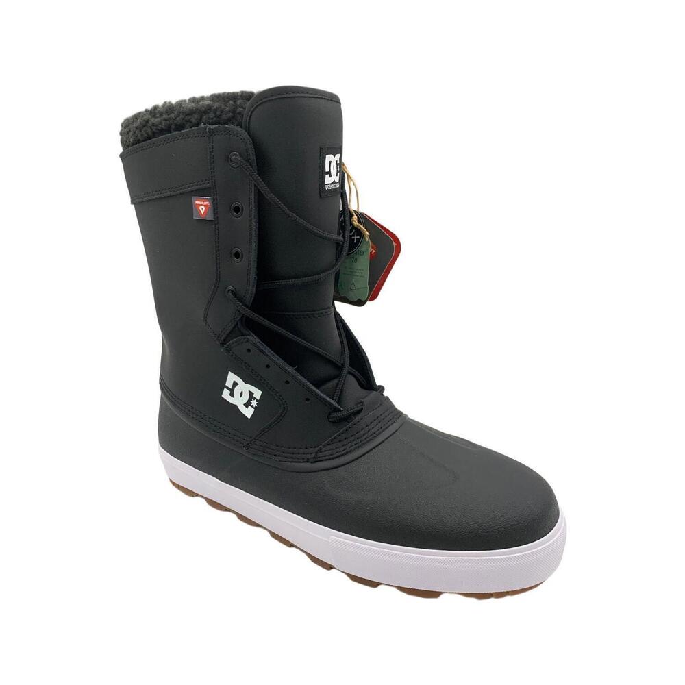 DC Men's Reach Water Resistant Boots Black/White - Medium
